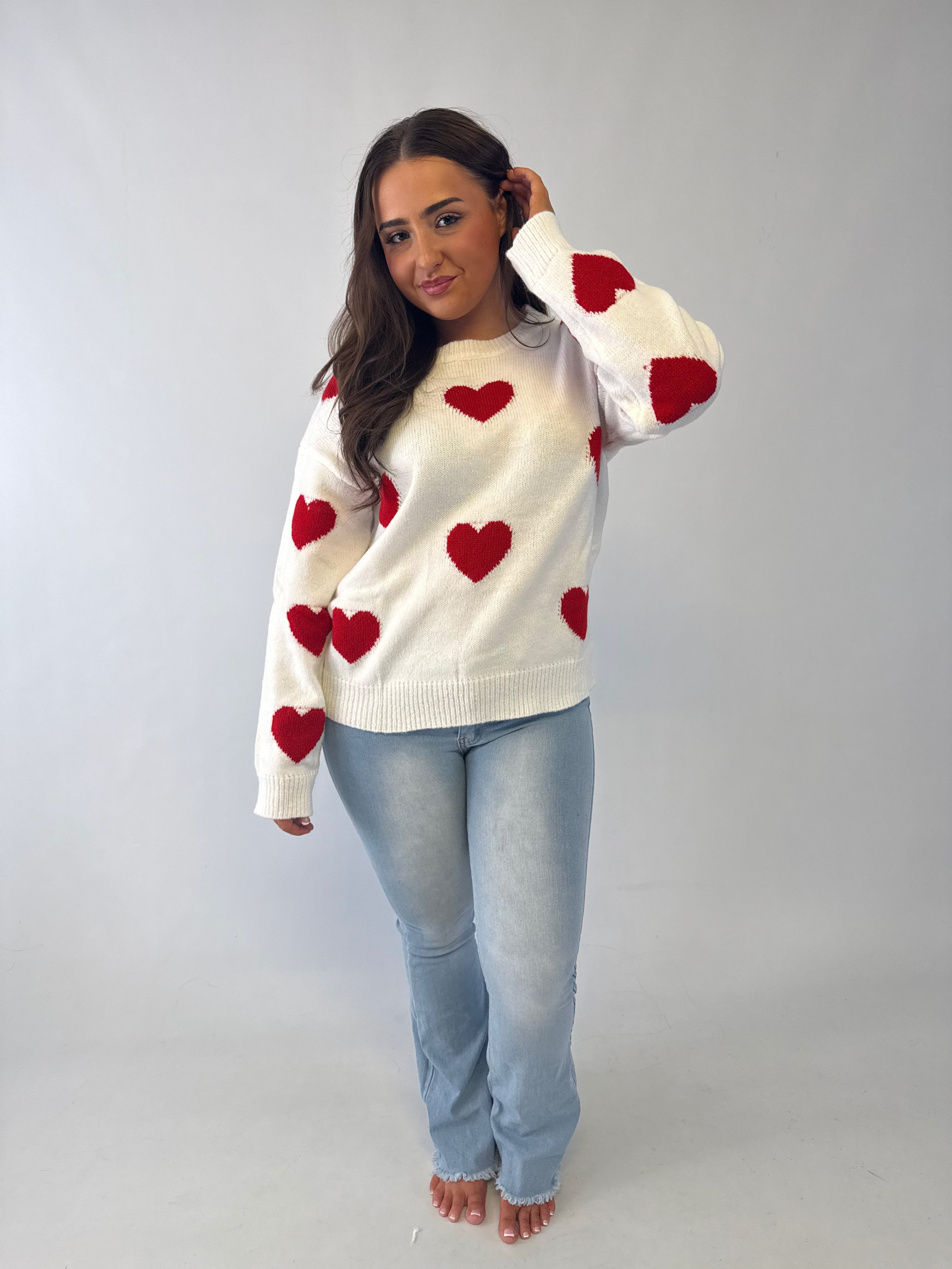 BUTTERCUP heart jumper