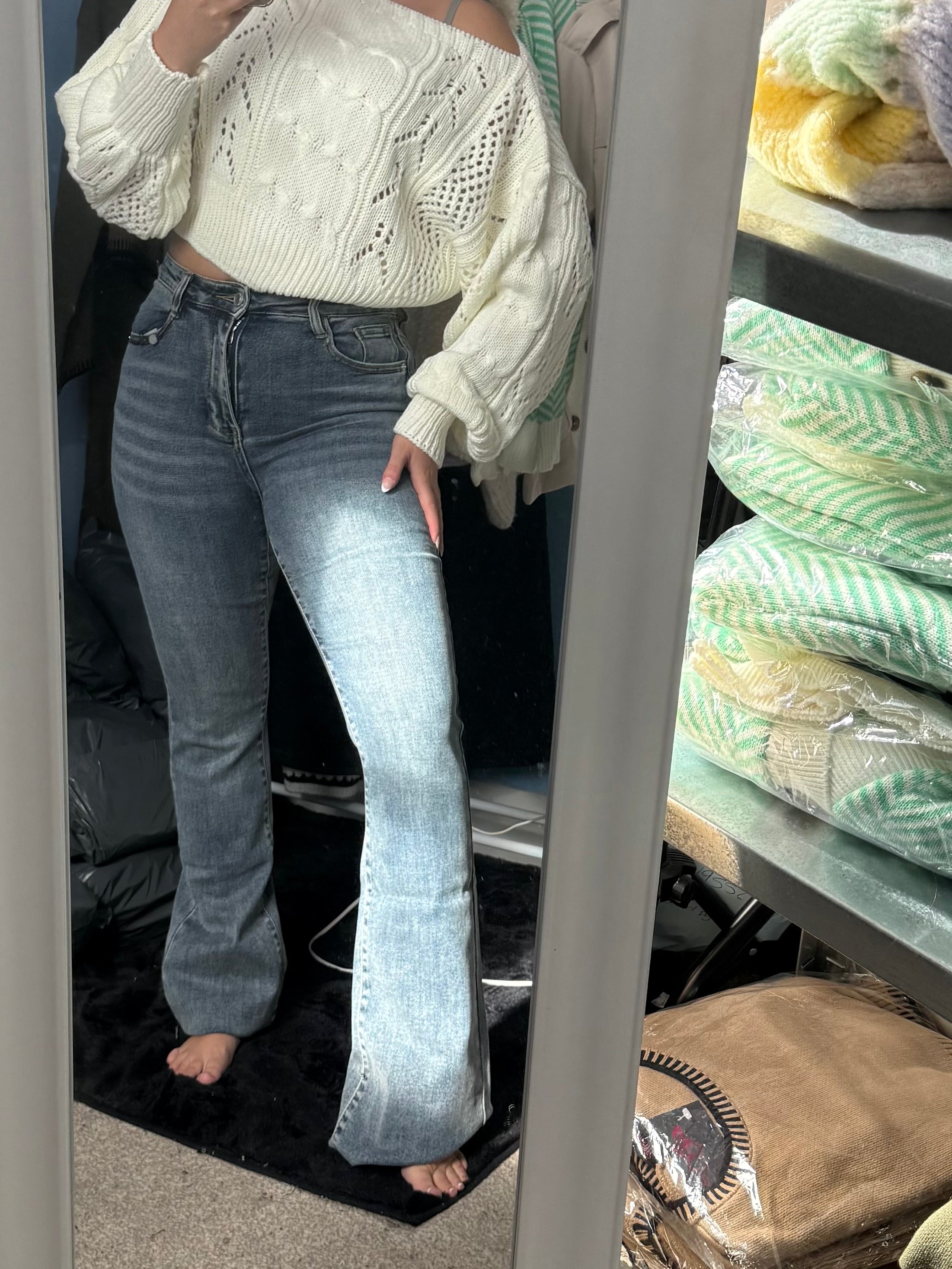 JOLIE flared denim jeans
