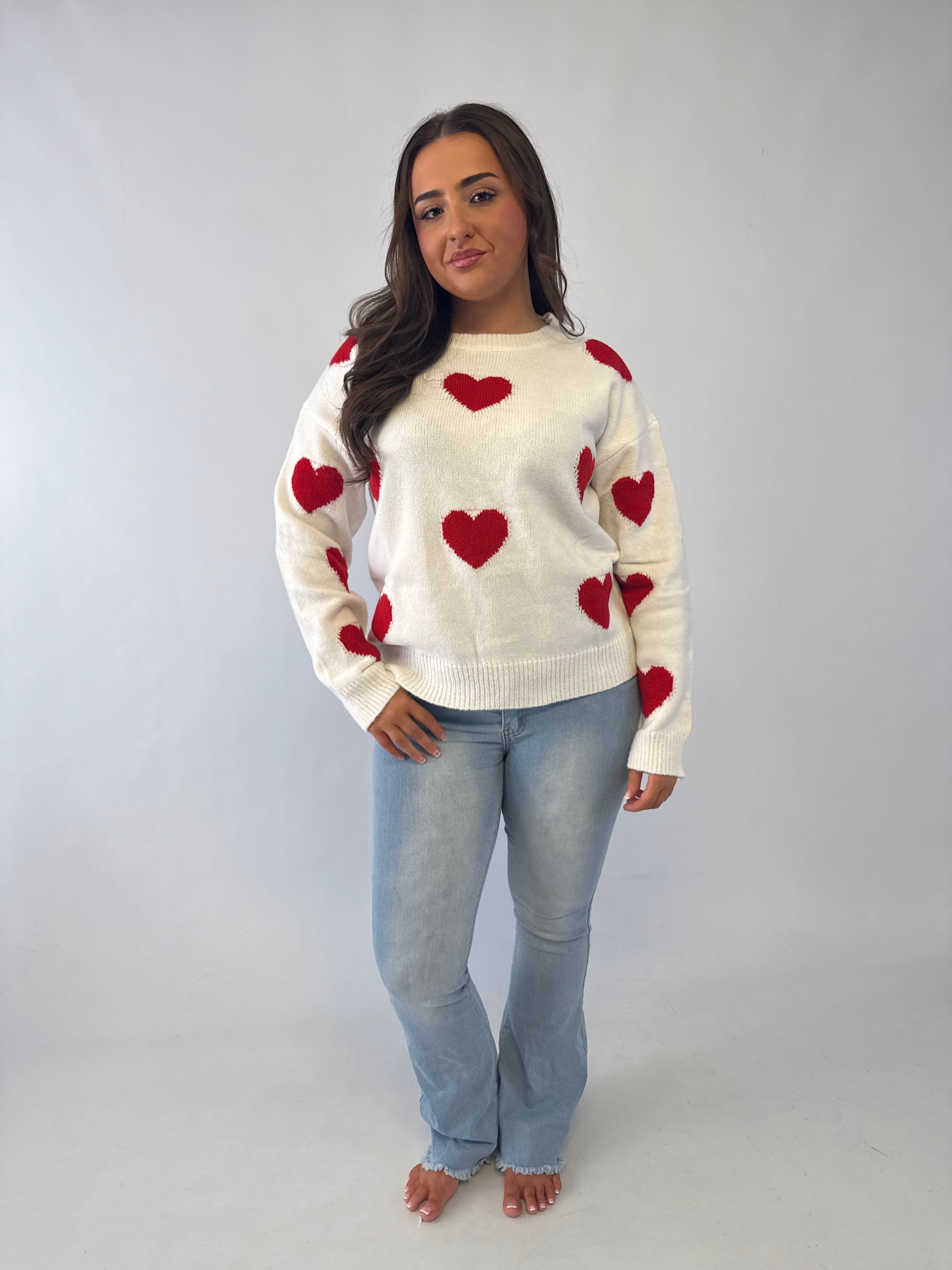BUTTERCUP heart jumper