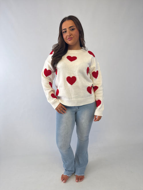 BUTTERCUP heart jumper