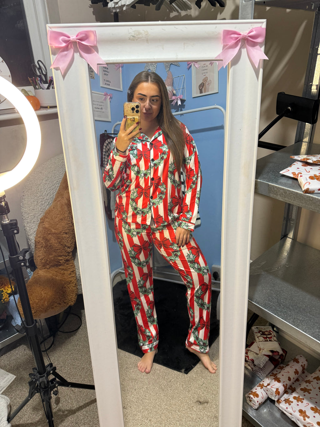 Winter Wreath Christmas Pyjamas Set