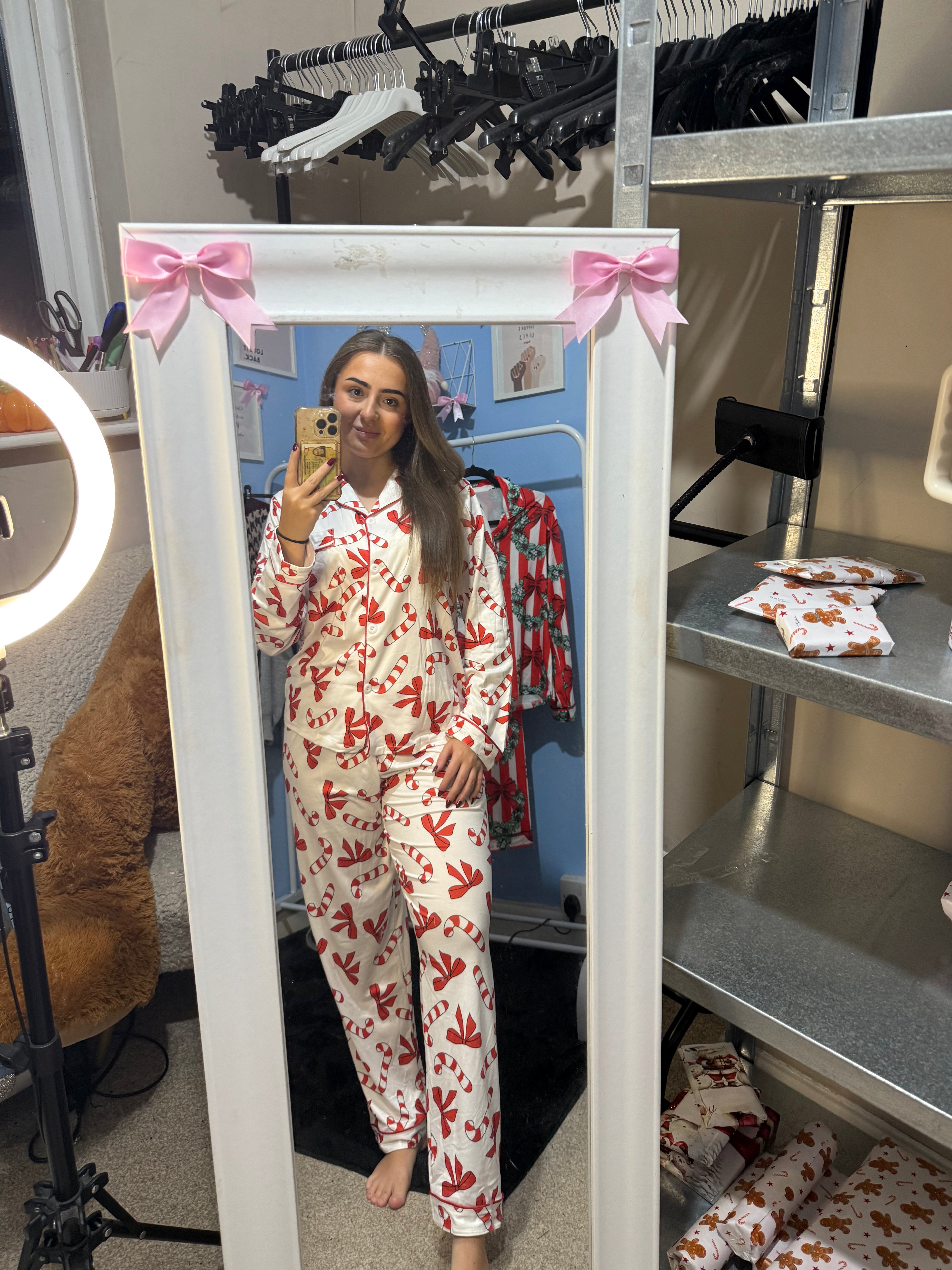 Candy Cane Wishes Christmas pyjama set