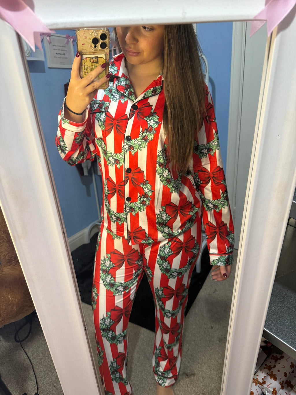 Winter Wreath Christmas Pyjamas Set