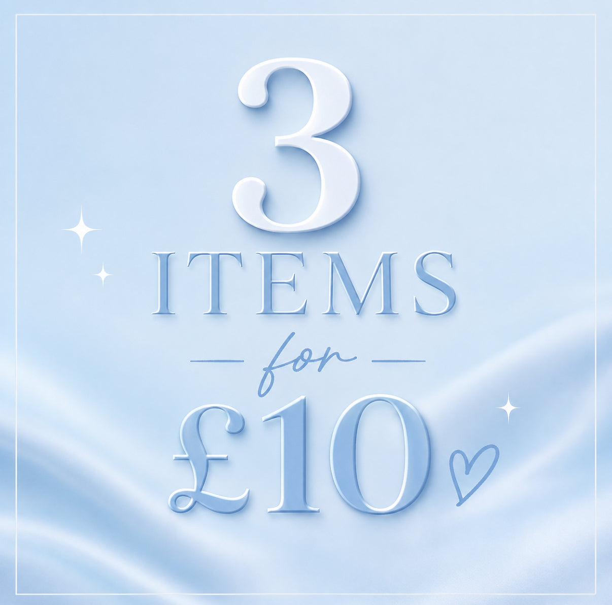 3 Mystery Items for £10!