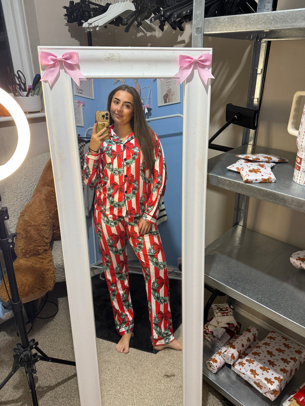 Winter Wreath Christmas Pyjamas Set