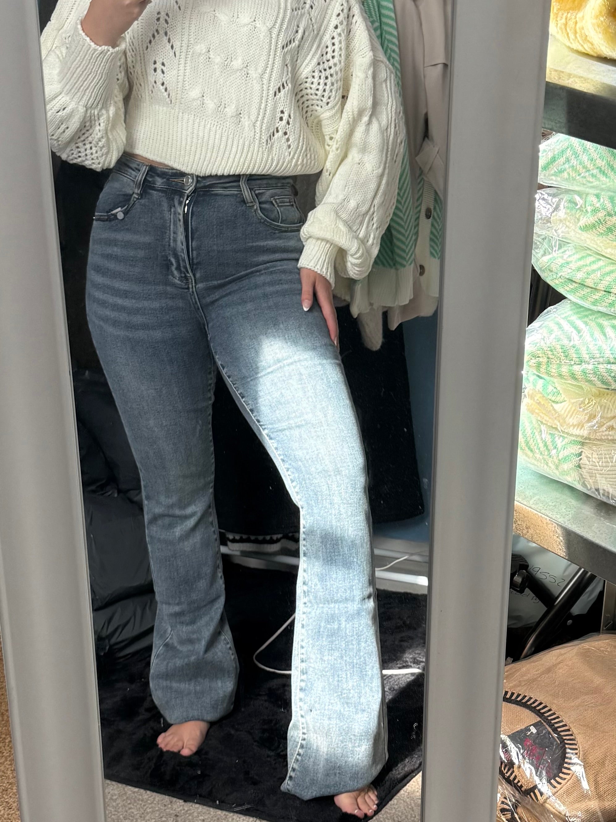 JOLIE flared denim jeans