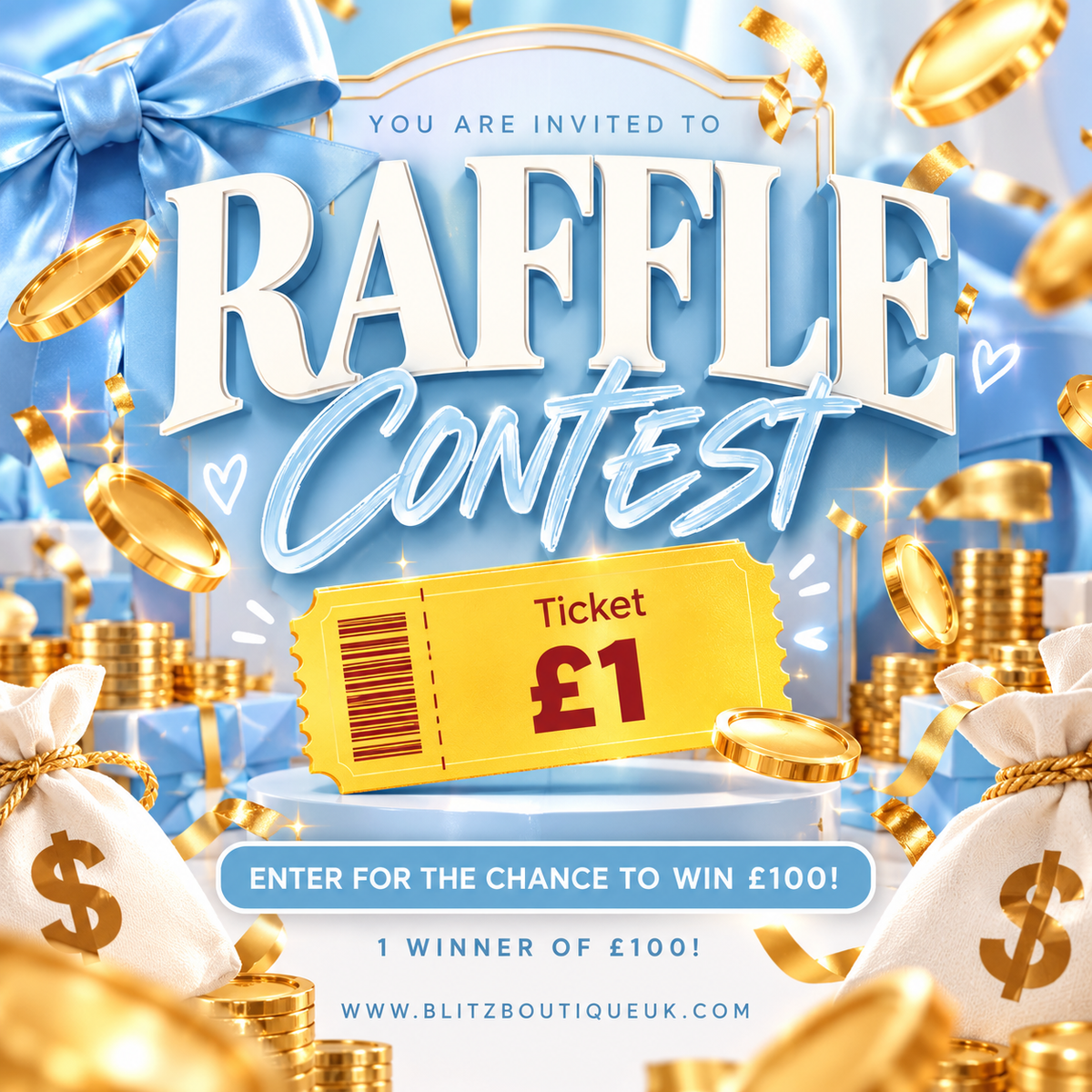 CHARITY RAFFLE CONTEST £100 WINNER